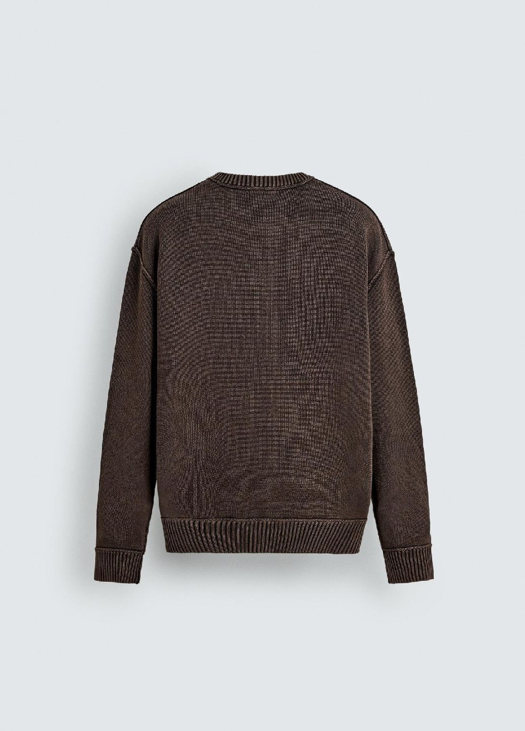 Коричневый зимний свитер Zara