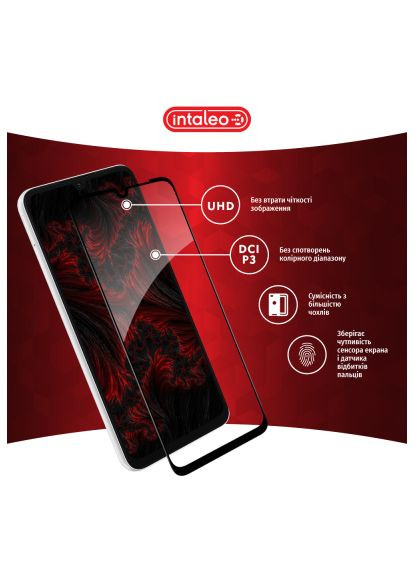 Стекло защитное (1283126578328) Intaleo Full Glue Samsung A05 Black (366522261)
