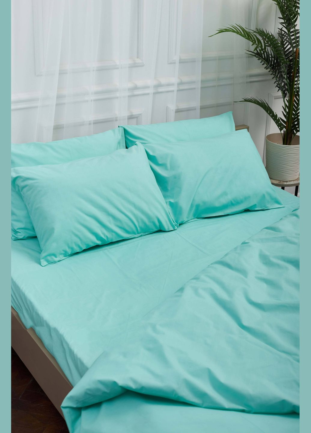 Комплект постільної білизни сімейний 160х220х2 наволочки 2х70х70 Бязь Gold Люкс (MS-820001214) Moon&Star Mind (285717046)