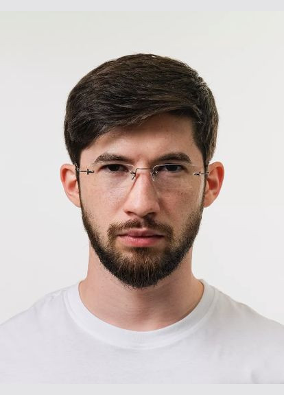 Мужские титановые очки для зрения +2.00 Ralph (333194215)