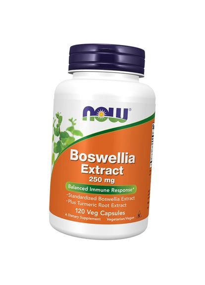 Екстракт Босвеллії та Куркумін, Boswellia Extract 250, 120вегкапс (71128024) Now Foods (322729236)