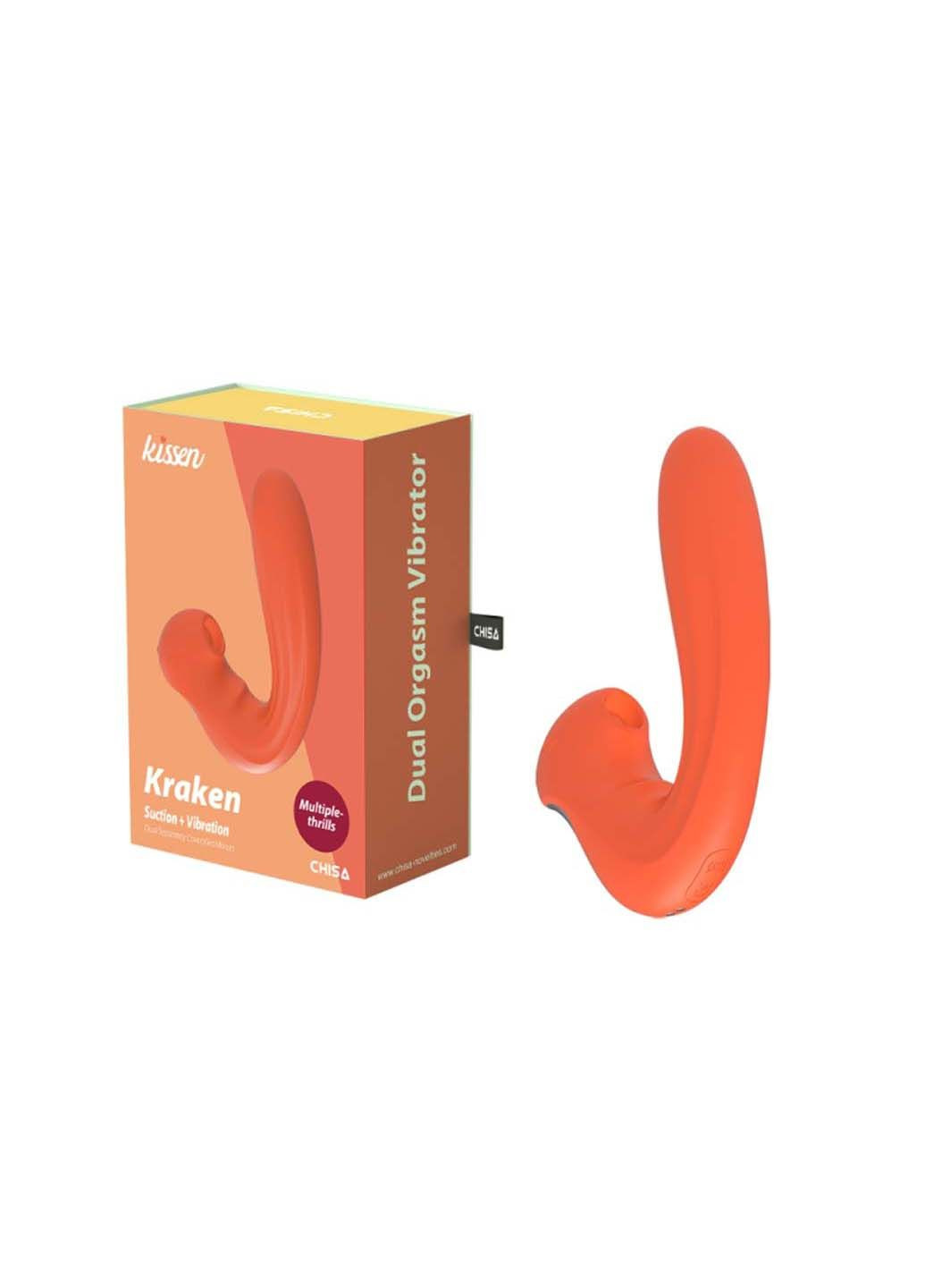 Вібростимулятор для жінок Dual Orgasm Vibrator Kissen Kraken Chisa (291443714)