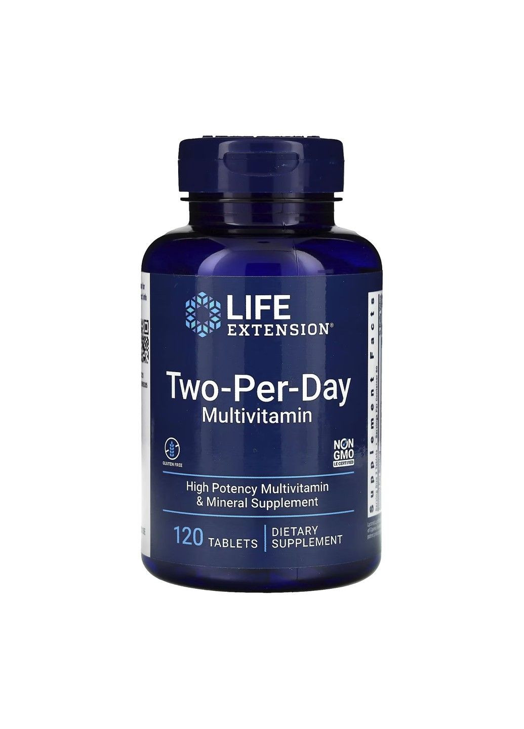 Мультивітаміни для приймання двічі на день Two-Per-Day Multivitamin - 120 таб Life Extension (285790097)