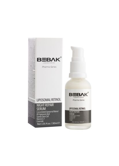 Ночная антивозрастная сыворотка для лица с липосомальным ретинолом Pharma, 30 мл Bebak (280901934)