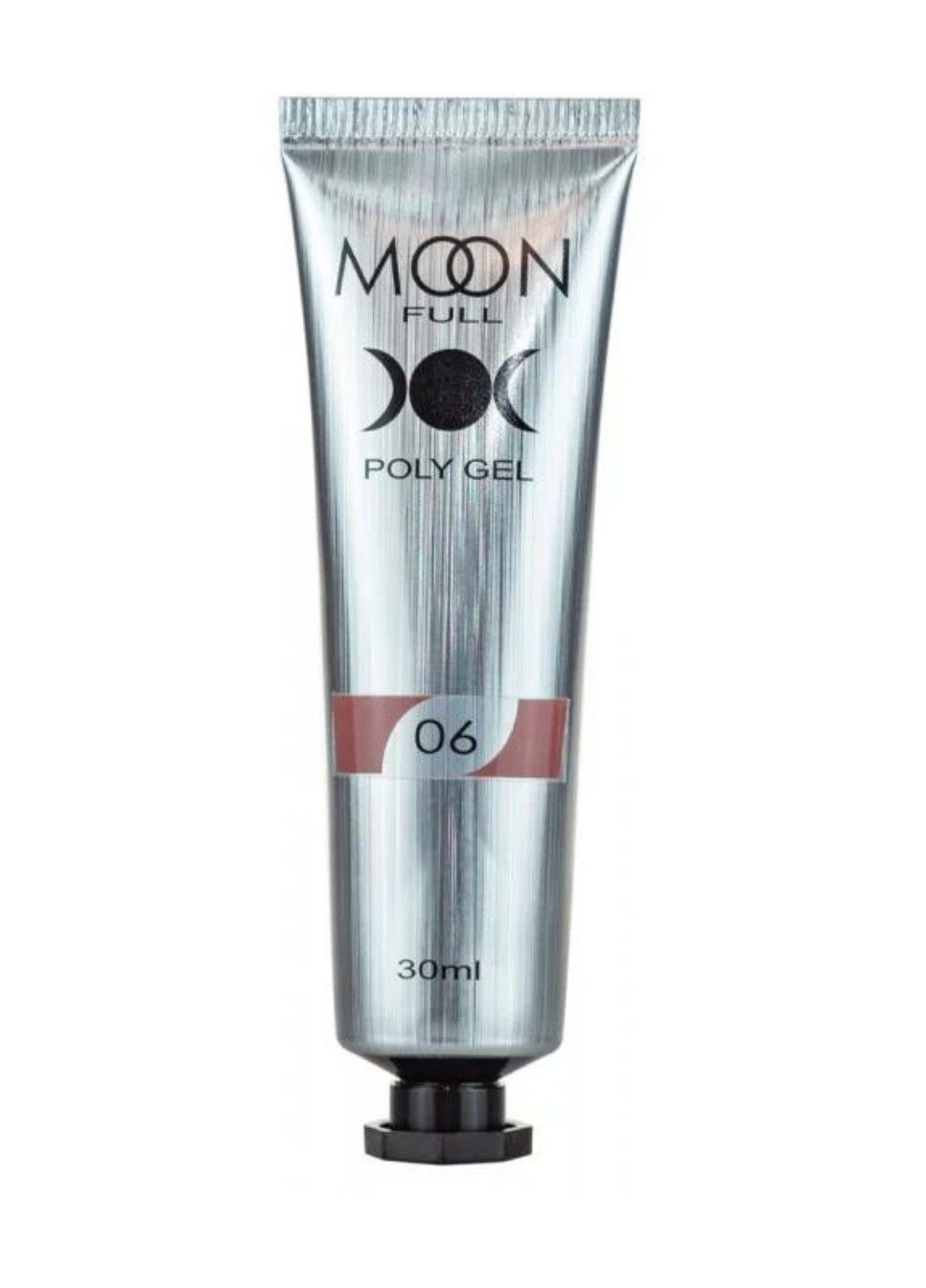 Полігель для нарощування нігтів Full Poly Gel №06, туба 30 мл Moon (303120703)