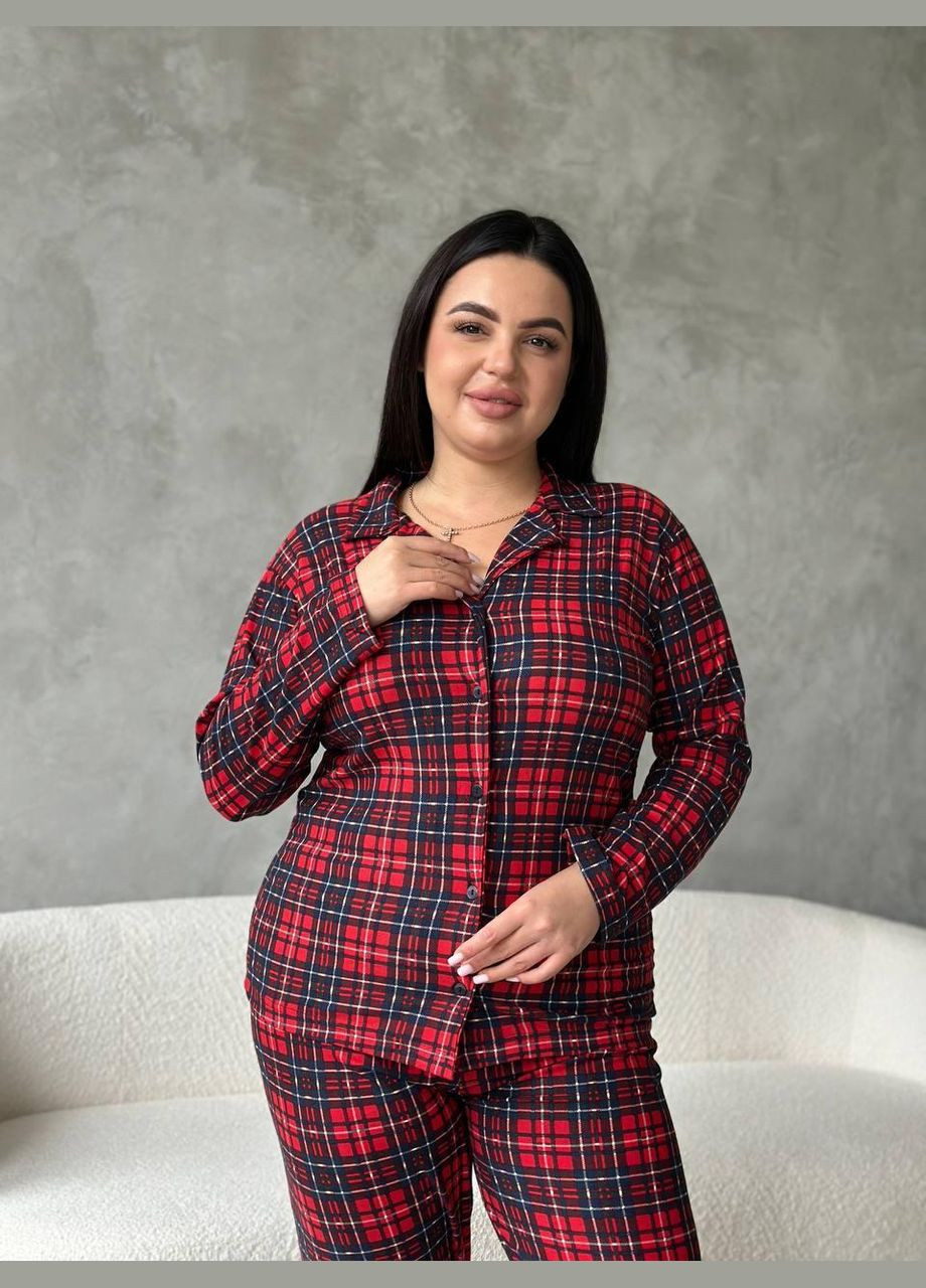 Комбінована жіноча піжама великих розмірів GT