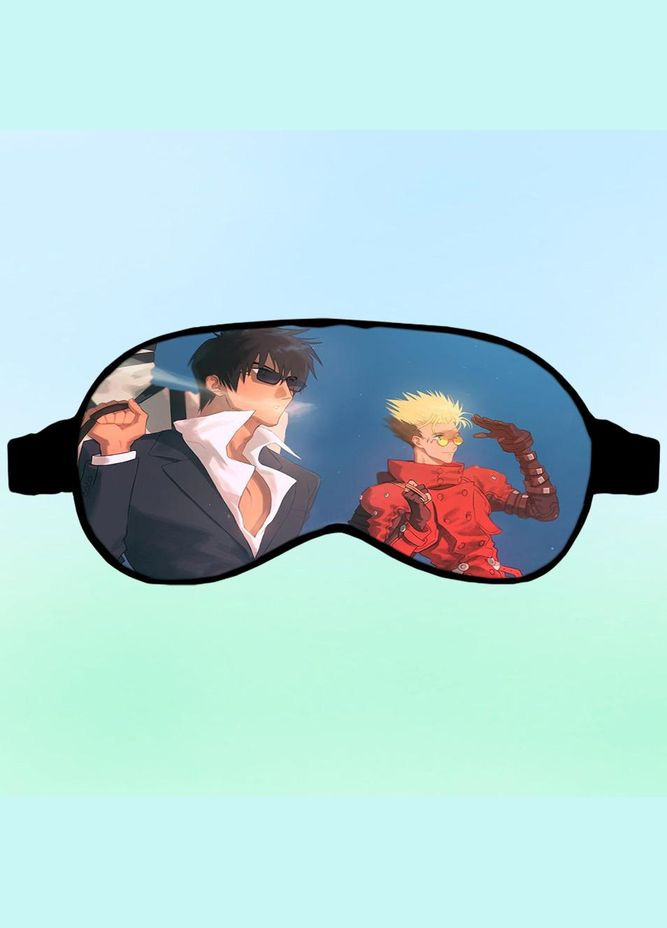 Маска для сну Аніме Тріган #0010 чорна No Brand (315044804)