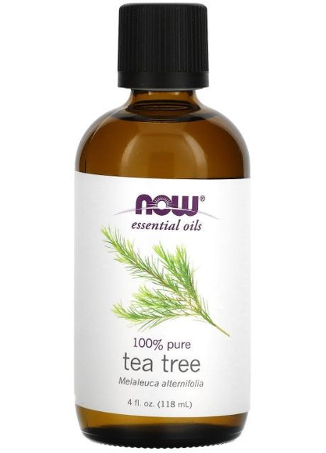 Масло чайного дерева Tea Tree Essential Oils 118 мл Now Foods (357343103)