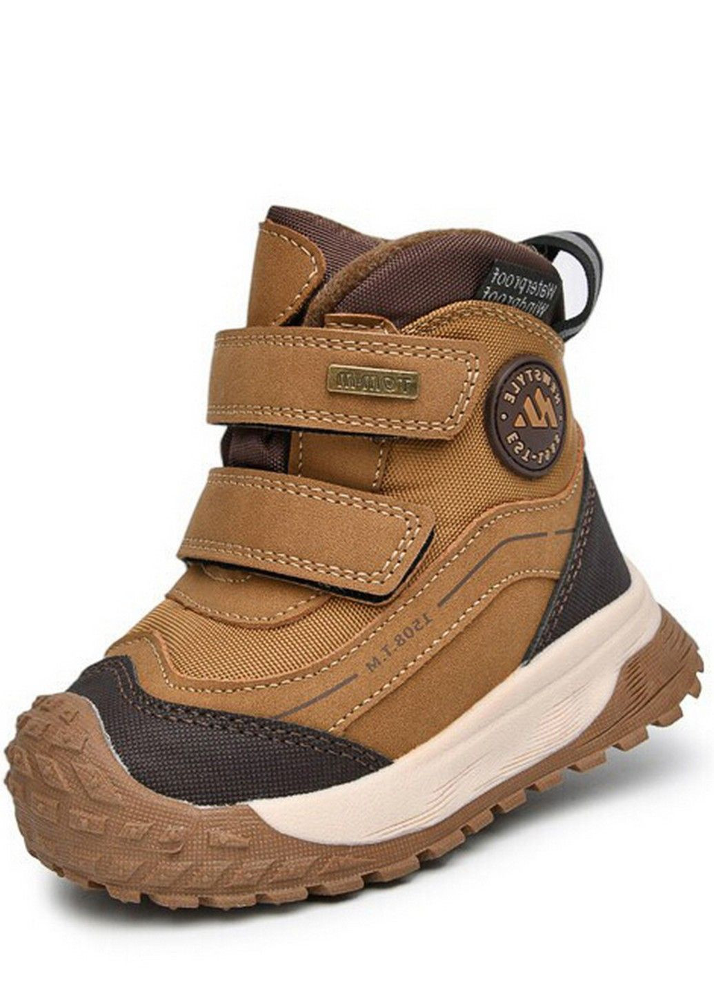 Коричневые кэжуал зимние сноубутсы на овчине p11753a Tom.M