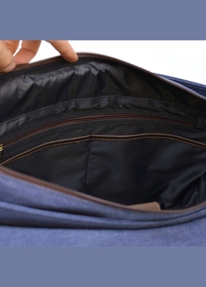 Сумка чоловіча через плече канвас + шкіра RK-3090-4lx TARWA (329151467)