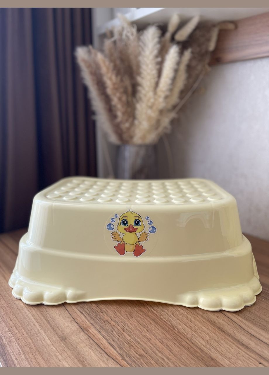 Комплект детская ступенька и накладка сиденья на унитаз "Утенок" детская подставка и накладка для унитаза ТехноК (303924872)