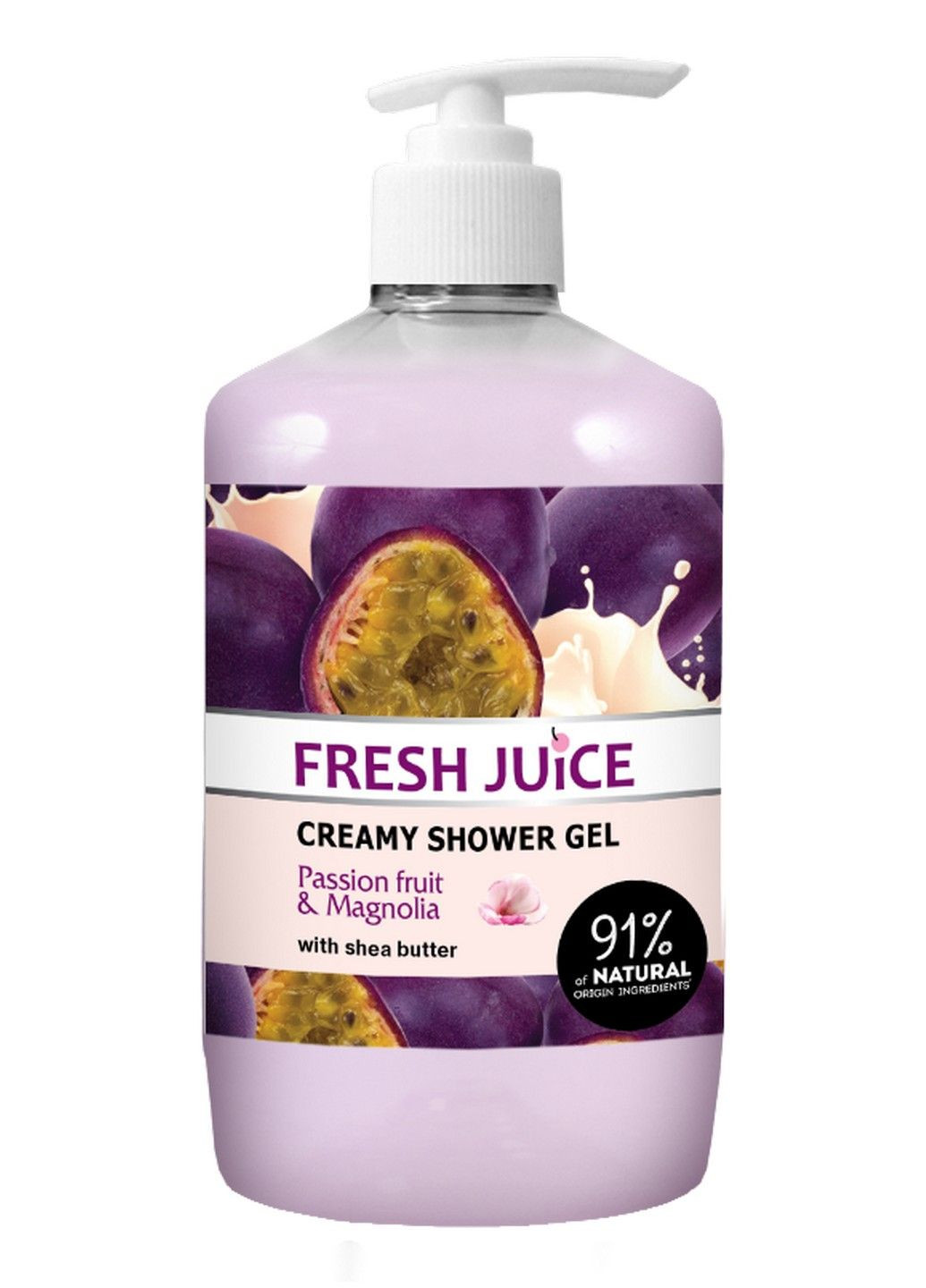Крем-гель для душа Passion fruit & Magnolia 750 мл Fresh Juice (283017519)