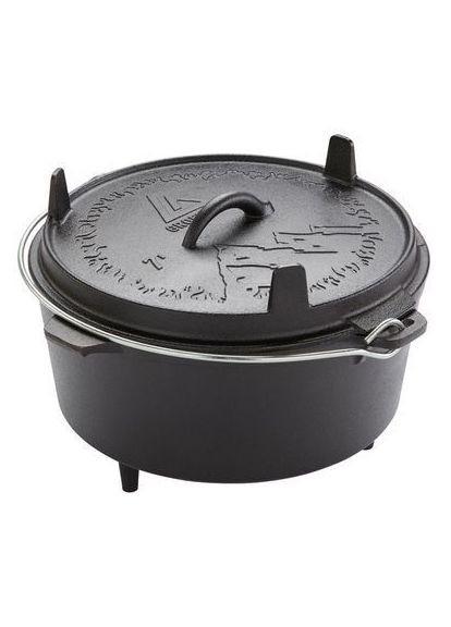 Котел туристичний Askja Pot 30 cm / 7 L Black (266017) (DAS303244) Groenberg Askja Pot 30 cm / 7 L Black (266017) (369882457)