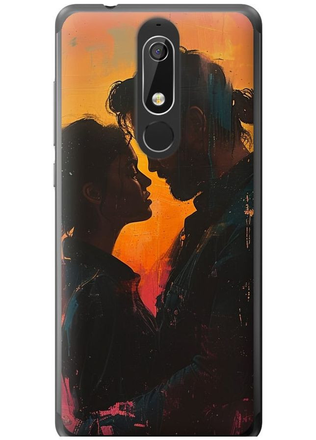 Силіконовий чохол 'Кохання на полотні' для Endorphone Nokia 5.1 (286764175)