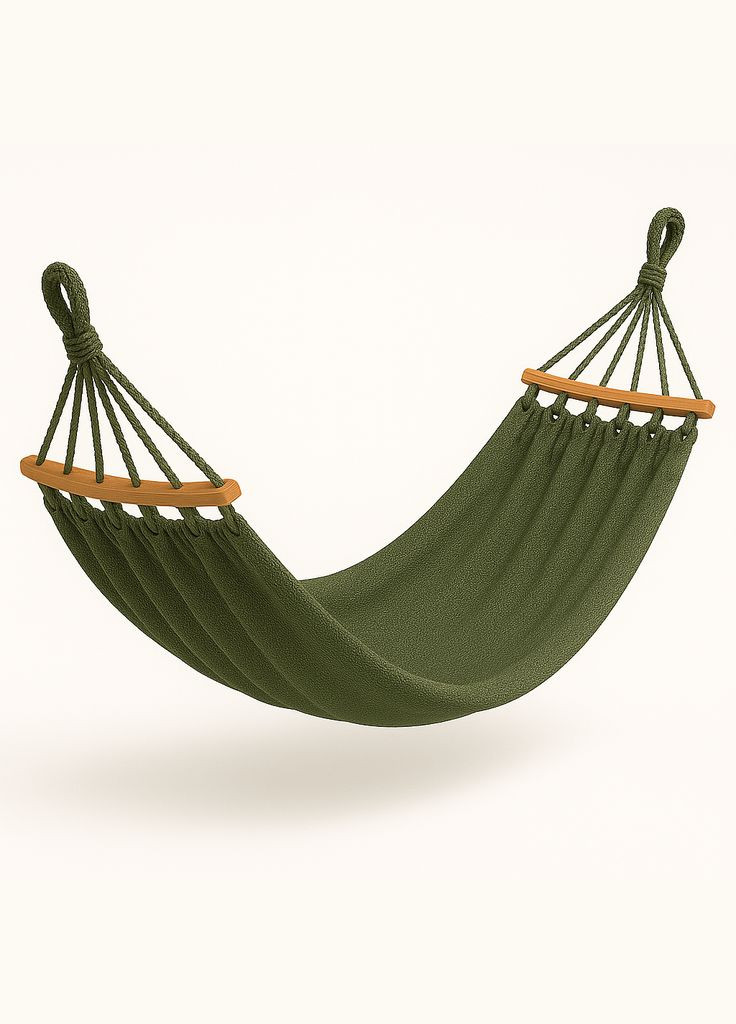 Двухместный гамак с планкой Hygge хаки XXL 200х150 WCG (342120900)