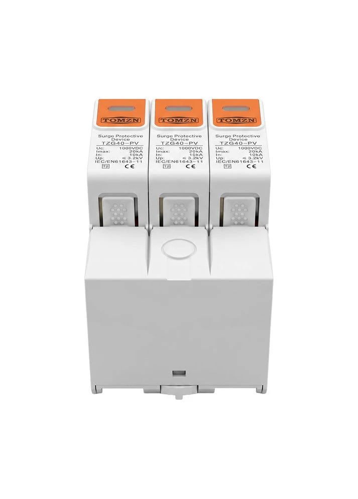 Обмежувач напруги TZG40-PV 3P 1000V DC під DIN-рейку (51-00132) Tomzn (388862439)