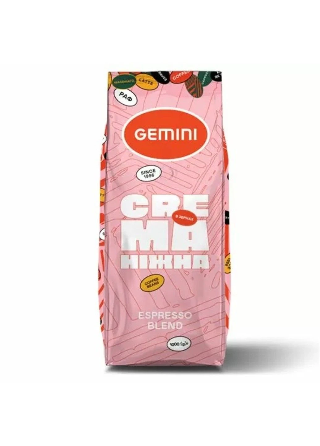 Кофе в зернах Crema Нежная 1 кг Gemini (400913573)