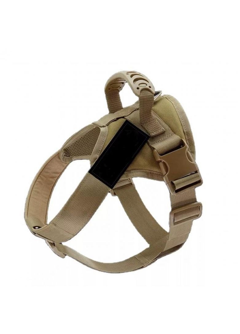 Шлея для собак, тактичний жилет з ручкою, Коричневий M (60-75 см) No Brand (299915636)