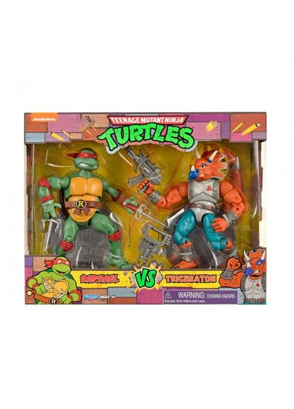 Набор фигурок - Рафаэль против Трицератона TMNT (344449508)