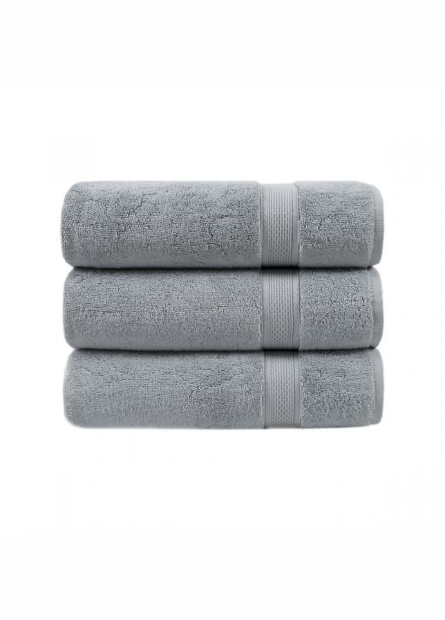 Lotus рушник махровий home - grand soft twist grey сіре 90*150 однотонний сірий виробництво -