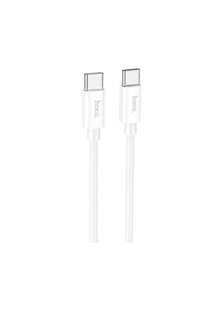 Дата кабель USB-C to USB-C 1.0m Magic silicone PD 60W X87 white (m481467) Hoco USB-C to USB-C 1.0m Magic silicone PD 60W X87 whit (369632107)