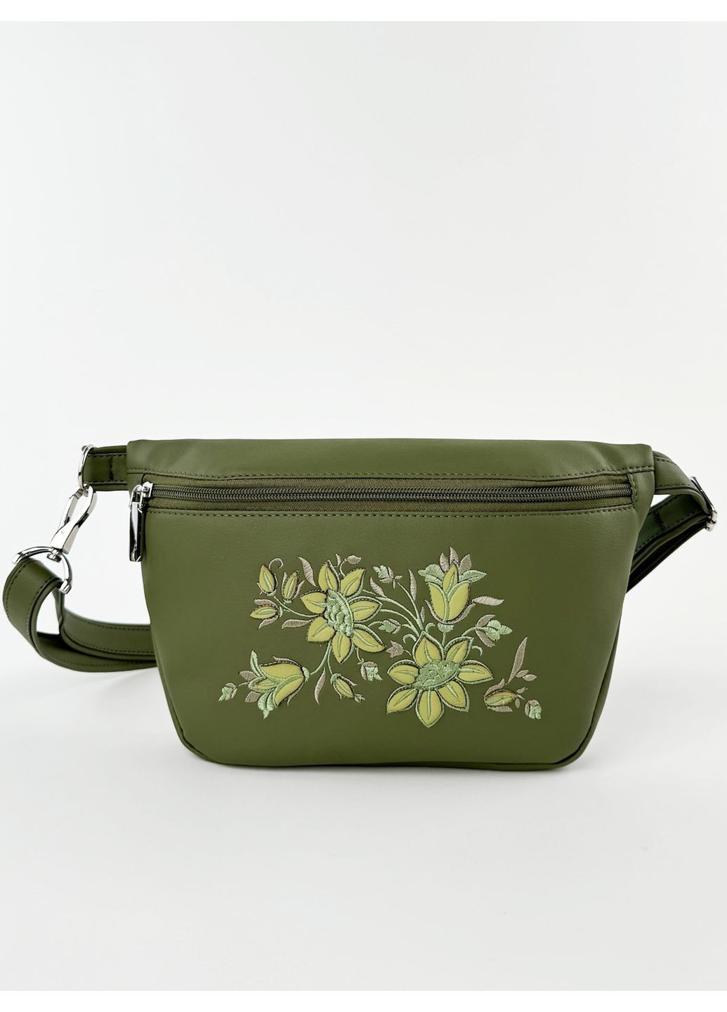 Сумка через плече 250215 оливковий Alba Soboni (354700266)