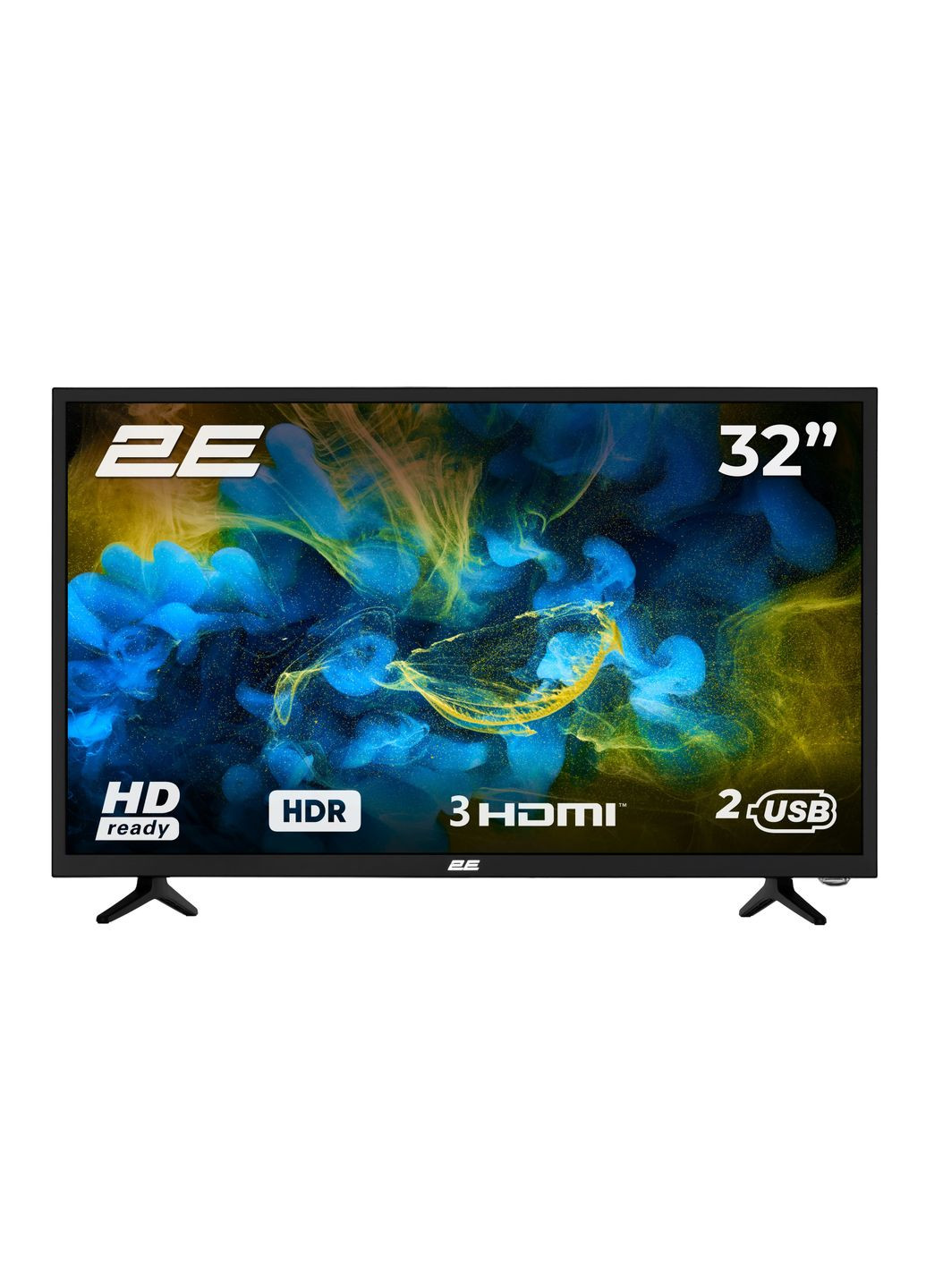 Телевизор 32" -32D3 LED HD 60Hz Black 2E (361965392)