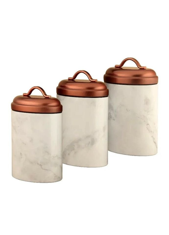 Набор банок для сыпучих продуктов BHG-01-382 3 предмета Bohmann (335585562)