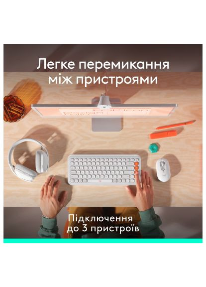 Мышка (910-007412) Logitech POP Mouse With Emoji Bluetooth Graphite (366651767)