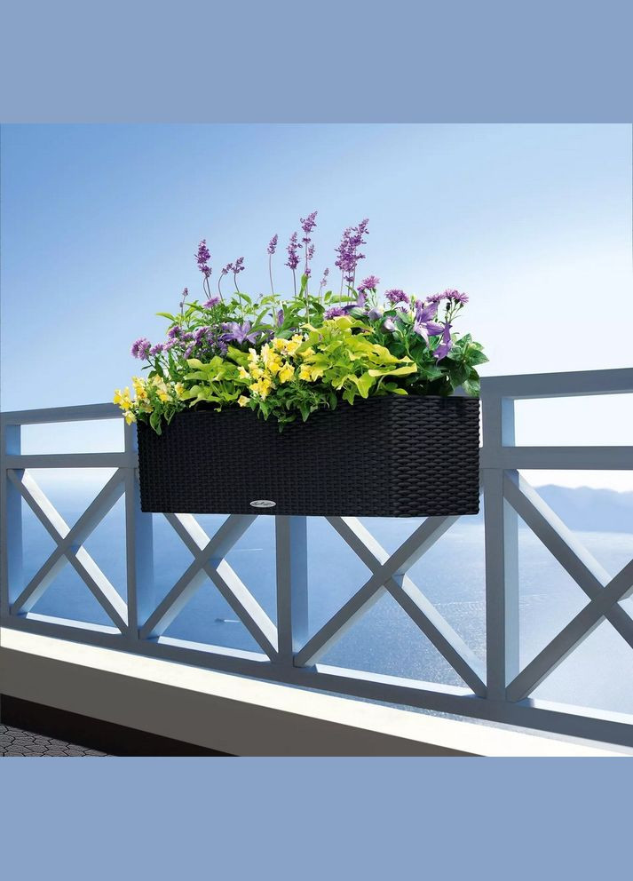 Розумний вазон Balconera Cottage 80 12 л світло-сірий 15457 Lechuza (316620863)