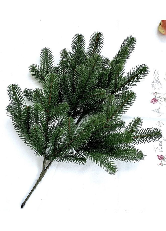 Гілка ялинки штучна SGH Lux 60 см зелена (упаковка 10 штук) HVOYA (370439136)