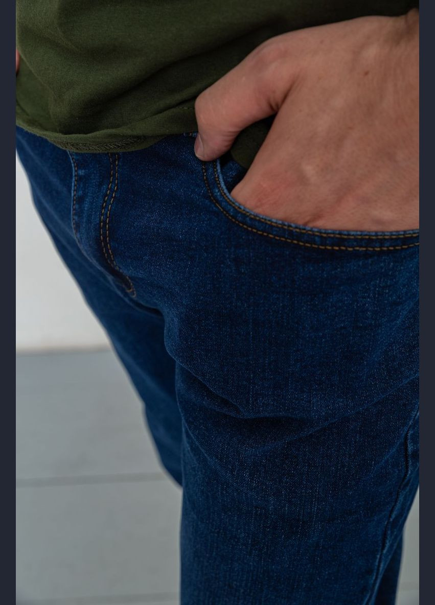 Синие демисезонные регюлар фит джинсы мужские Ager