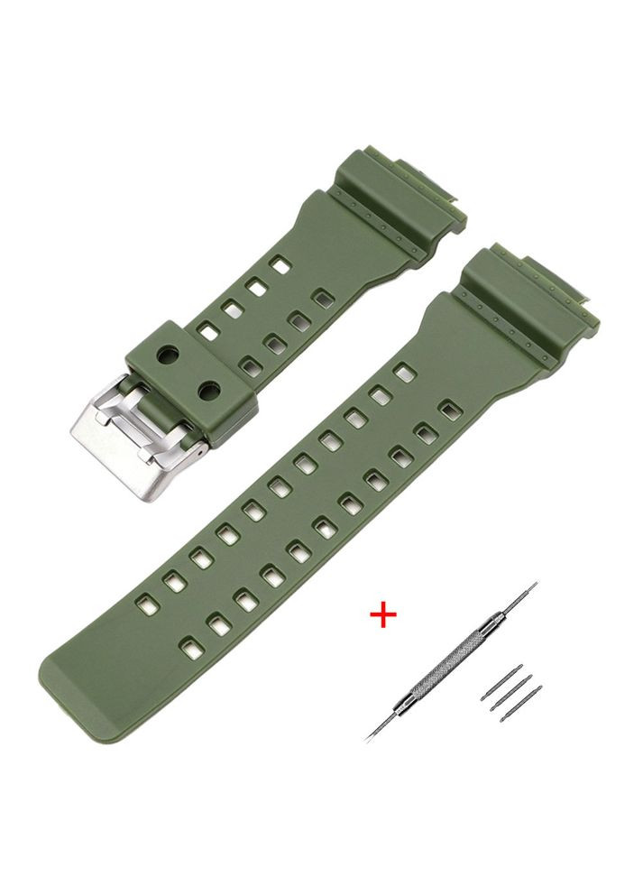 Ремінець + монтажні інструменти для Casio G-Shock GA-100/110/120/140/150/200/400/700, GD-100/110 Modfit (361161366)