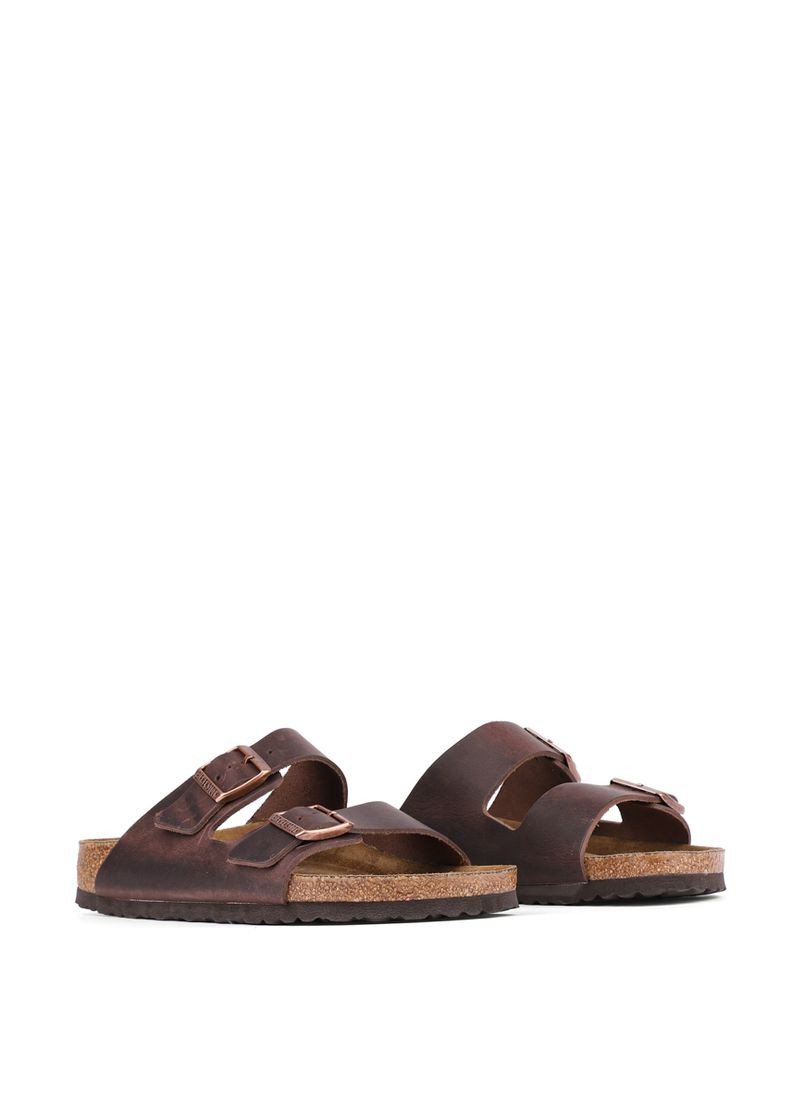 Чоловічі Шльопанці 452763 Бежевий Шкіра Birkenstock (292398155)