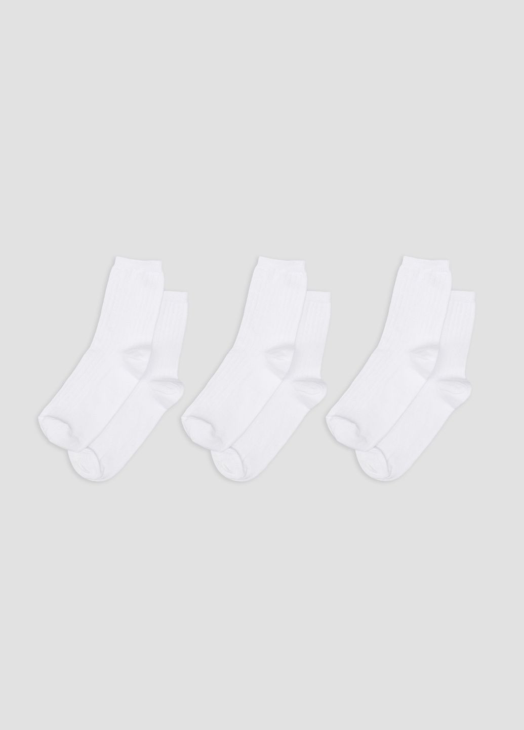 Білі набір жіночих шкарпеток колір білий cb-00258519 Yuki (314910210)