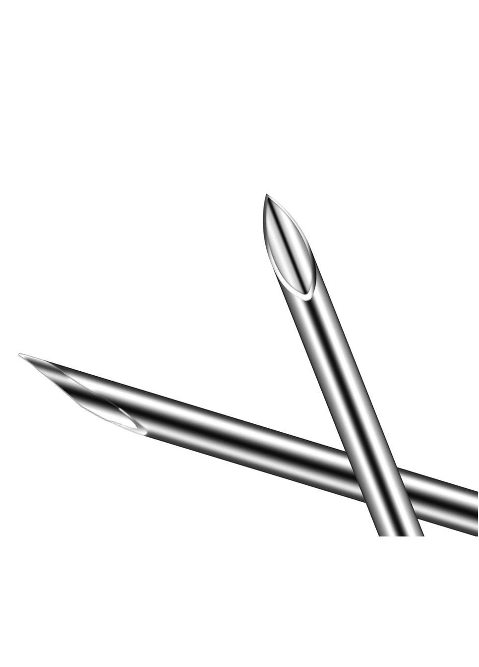 Голка для проколювання під пірсинг Сталева стерильна одноразова голка 16G Сталистий 1.2 мм Finding (334011453)