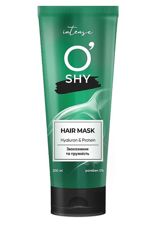Маска для волос "Увлажнение и упругость" Intense Hyaluron & Protein 200ml (1413011-23118765) O'shy (368609134)