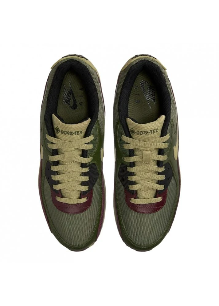 Бежеві кросівки air max 90 gore-tex "medium olive/cargo khaki/burgundy" Nike