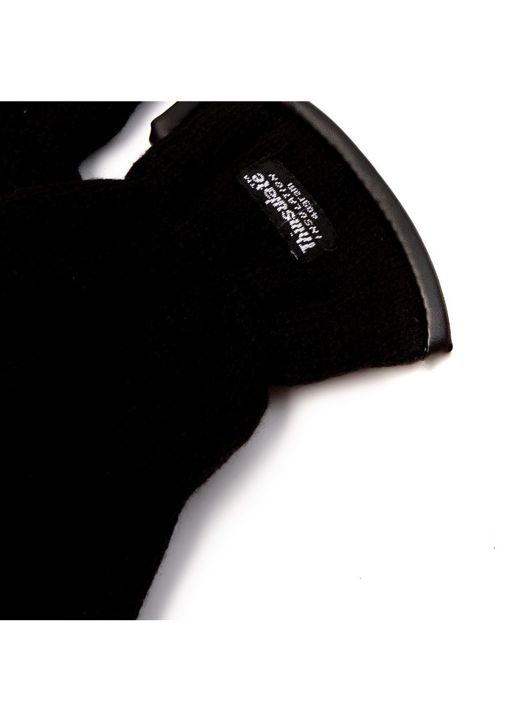 Рукавички thinsulate чоловічі в'язані вовна чорні КАЙД 238-718 LuckyLOOK 238-718M (322789333)