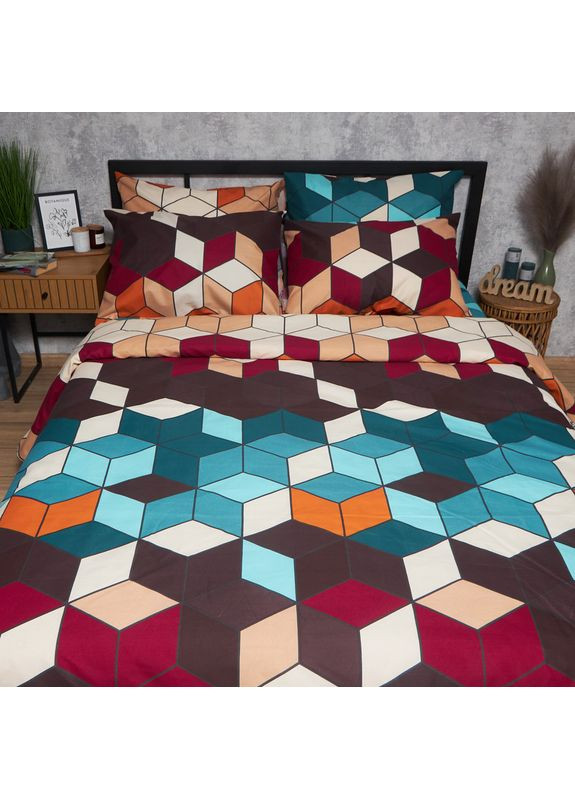 Комплект постельного белья Микросатин Premium «» Семейные 143х210х2 наволочки 2х50х70 (MS-820007936) Moon&Star Modern Chaos (356114573)