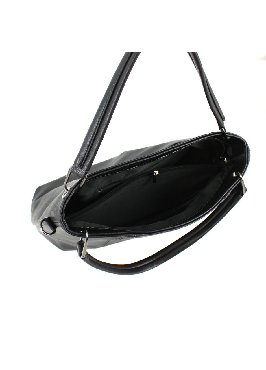 Повсякденна велика жіноча сумка 708705 чорна Voila (306816172)