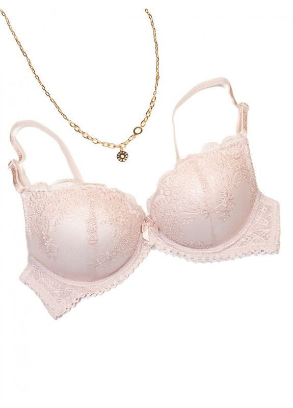 Бежевий бюстгальтер bl3-50 бежевий ISSA PLUS мереживо