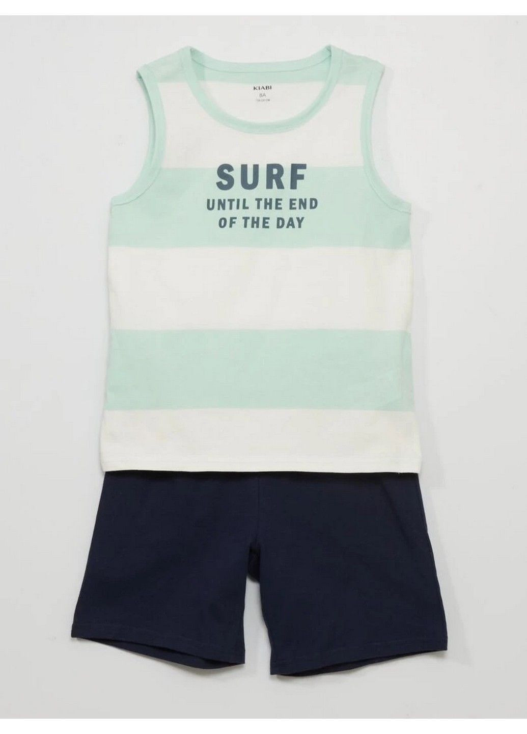 Бірюзовий літній комплект (майка, шорти) Kiabi