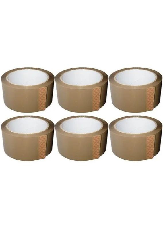 Скотч коричневий 48 мм х 60 м, 38 мкм упаковка 56 шт No Brand (328266936)