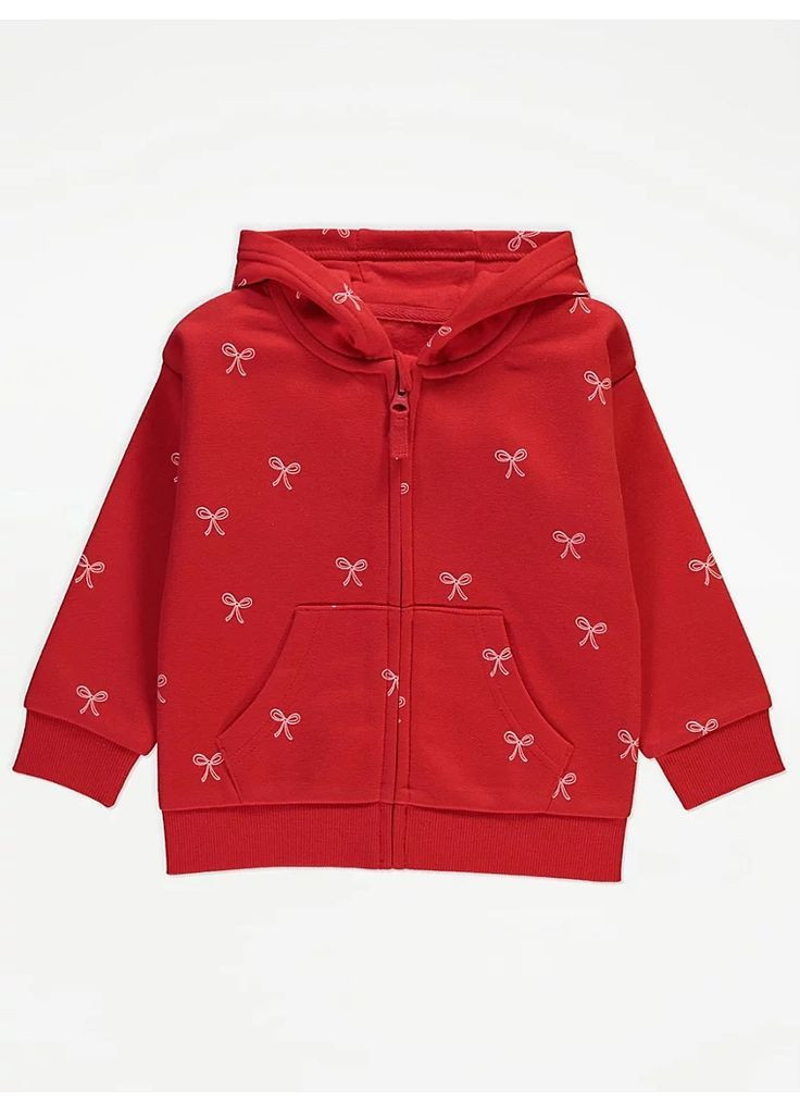 Худые на девочку на флисе красная с бантиками. George (370888703)