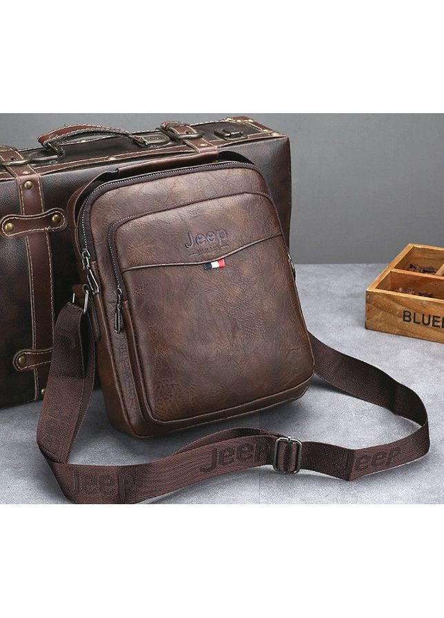 Чоловіча сумка планшетка шкіра темно-коричнева ProDobro (364190597)