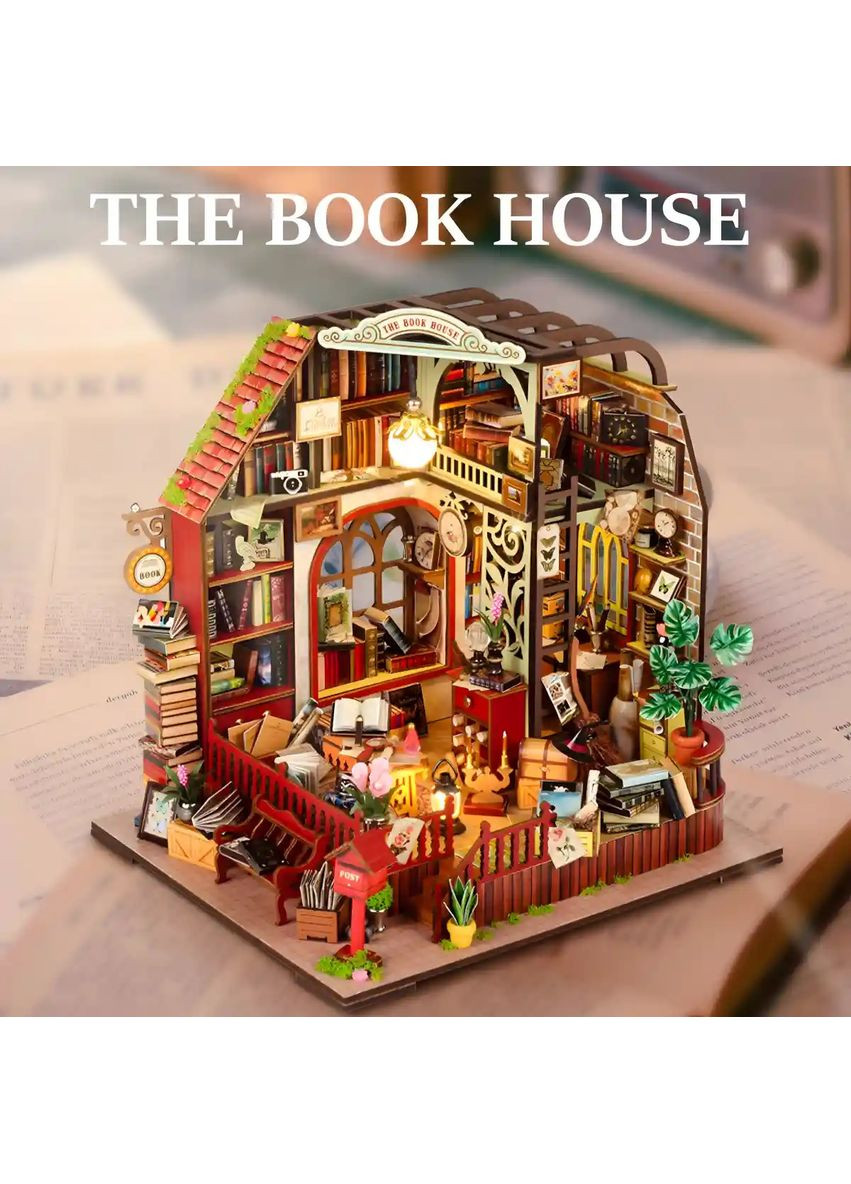 Румбокс Книжный домик The Book House DIY Miniature House TSZH227 No Brand (362452773)