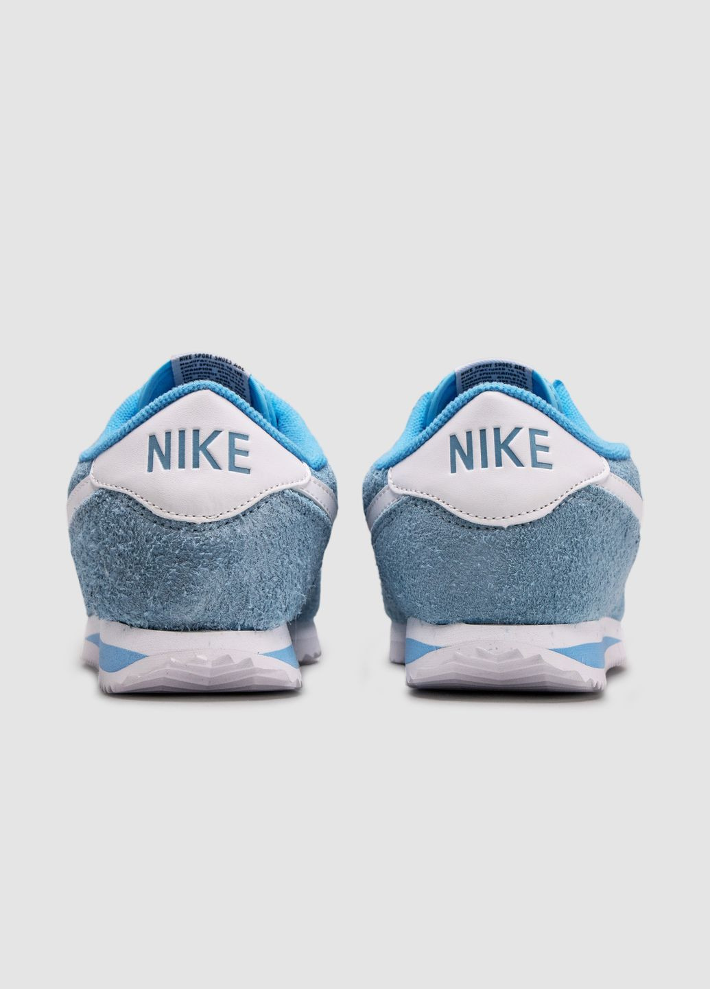 Кросівки жіночі Nike Aluminum Suede No Brand Cortez Vintage блакитні демісезони (337094871)