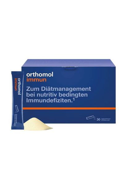 Вітаміни для відновлення та підтримки імунної системи Immun (гранули прямої дії зі смаком ментолу та малини на 30 днів) Orthomol (280265855)