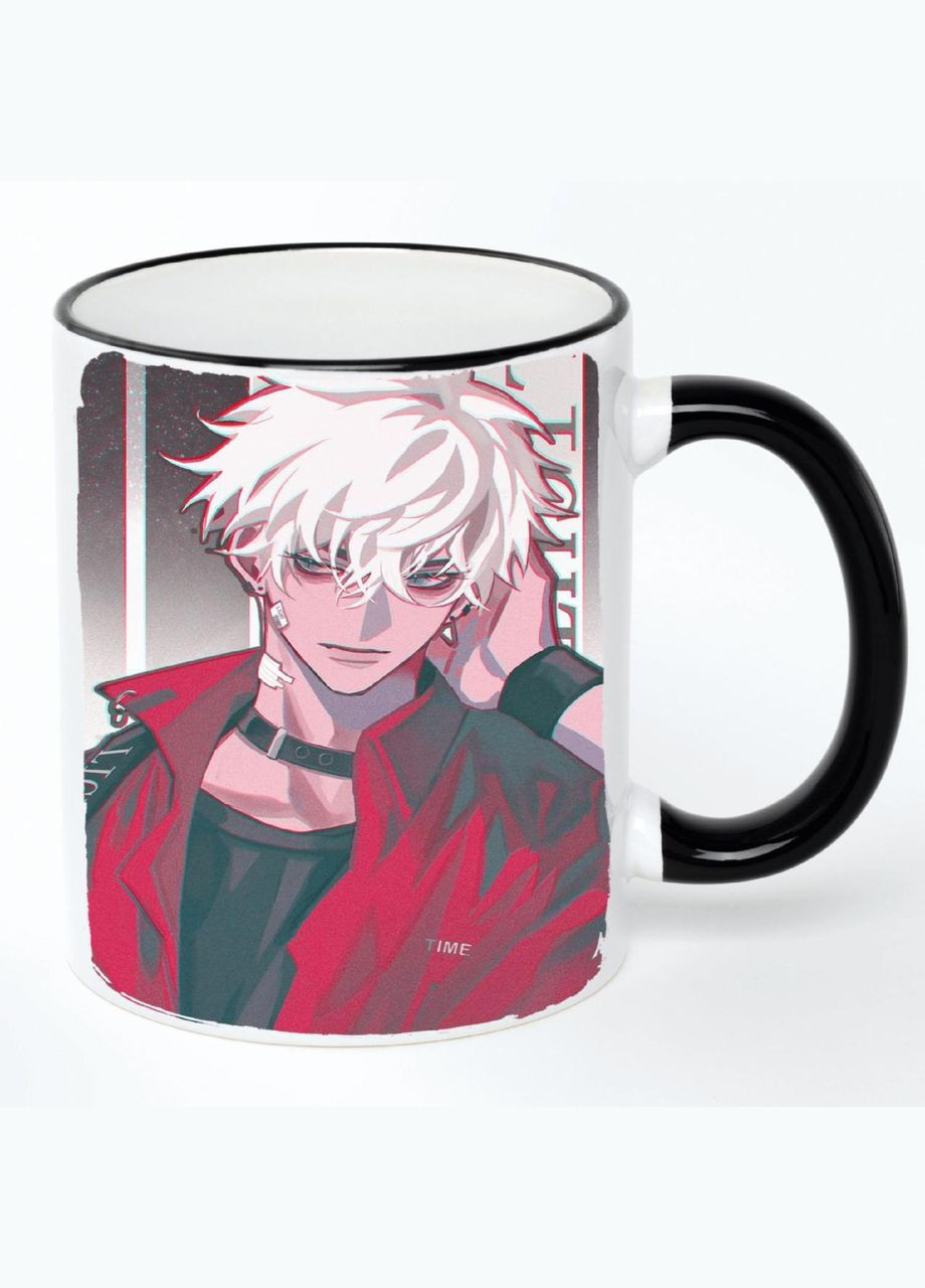 Чашка Агенты времени Аниме #011 (кружка, кружка) Белая с черной ручкой 330 мл No Brand (322716949)